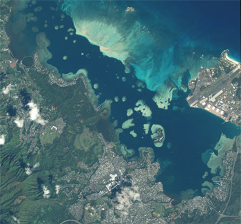 Hawaii ze satelitu