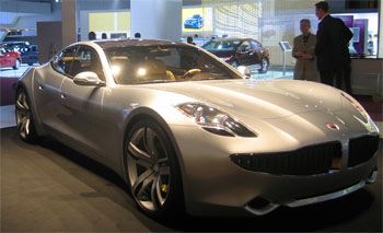 Fisker Karma v Detroitu