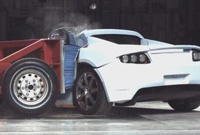 Crashtest Tesla Roadster