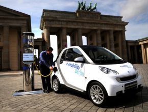 Elektromobil Smart ED v projektu e-mobility Berlin