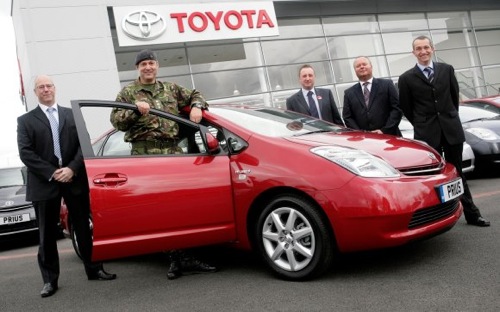 Toyota Prius - britská armáda