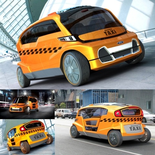 taxi budoucnosti pro Austrálii 2020 - elektromobil