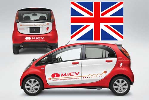 Elektromobil Mitsubishi i MiEV - testy v Británii