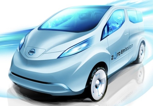 Nissan elektromobily - NV200 van