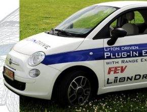 Fiat 500 FEV plug-in hybrid s wankelovým motorem