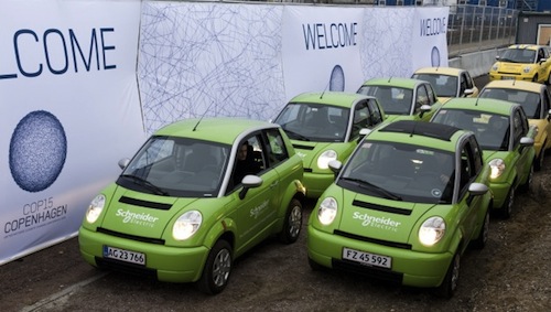 klimatická konference v Kodani - elektromobily Think City