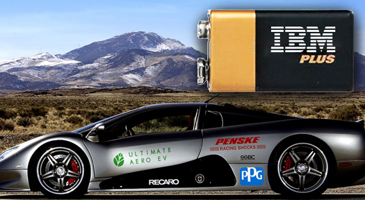 IBM lithium-vzduchová baterie