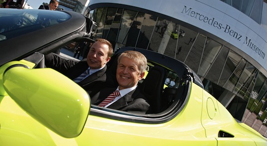Elektromobily - Daimler - Tesla - Elektrická auta