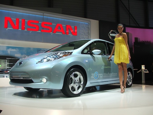 Autosalon Ženeva 2010 - Nissan Leaf