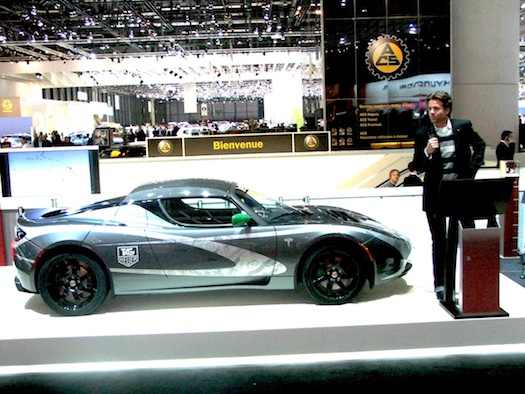 Autosalon Ženeva 2010 - Tesla Motors / Roadster - tisková konference