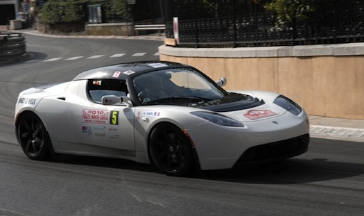 Tesla Motors - Roadster na alternativní Raylle Monte Carlo 2010