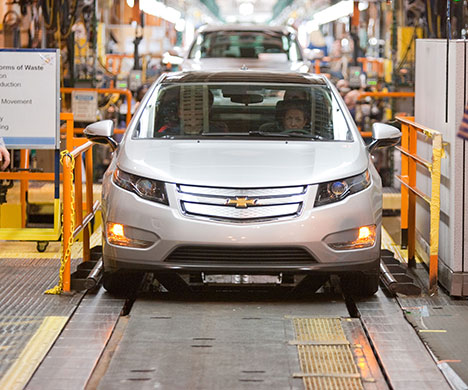 Hybrid.cz - obrázky - Chevrolet Volt výroba továrna