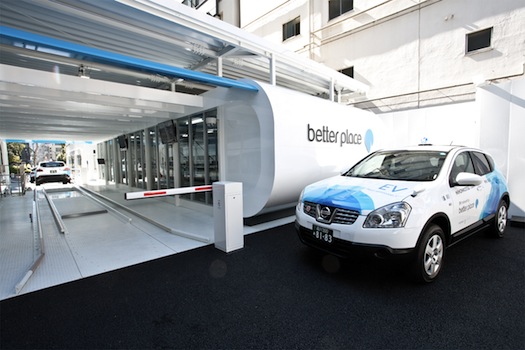 Hybrid.cz obrázky Project Better Place Japonsko Tokyo taxi Nihon Kotsu