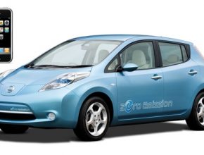 elektromobily - Nissan Leaf iPhone
