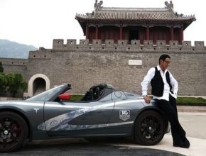 Tesla Motors - Tesla Roadster - Čína - Velká čínská zeď - Chen Dao Ming