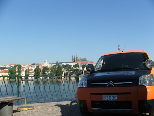 elektromobily - Venturi Global Challenge - Citroen Berlingo - Šanghai Paříž - Praha