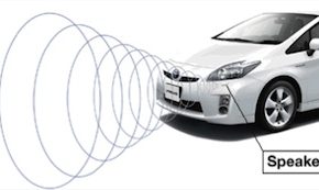hybridy - Toyota Prius - zvuková signalizace