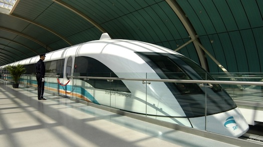 vlaky - Čína - Šanghaj - Maglev - rychlovlak - Transrapid