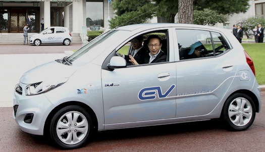 Hyundai elektromobily i10 Electric BlueOn