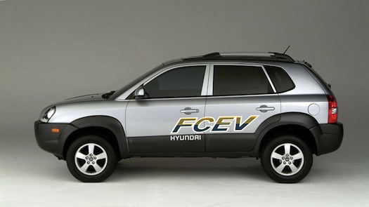 auta na vodík - Hyundai Tucson FCEV