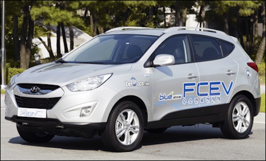 auta na vodík Hyundai Tucson ix FCEV