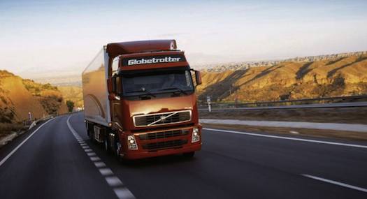 hybridy nákladní auta tahač Volvo