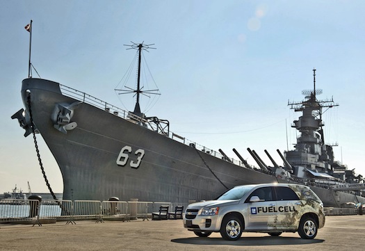 auta na vodík americká armáda námořnictvo infrastruktura