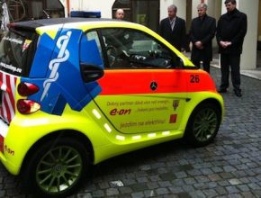 elektromobily Smart ED pražská záchranná služba