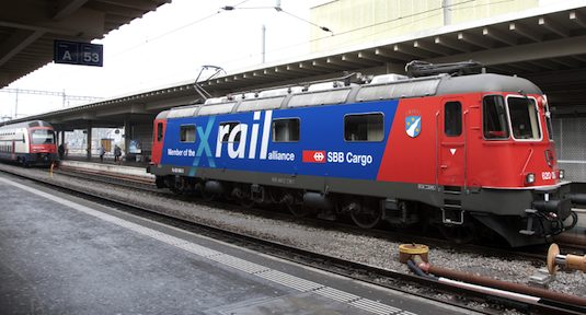 železniční doprava nákladní Xrail lokomotiva