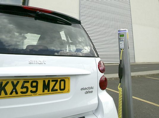 elektromobily Smart dobíjecí stanice