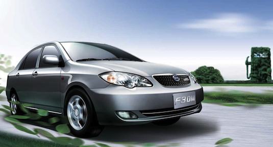 plug-in hybrid BYD F3DM