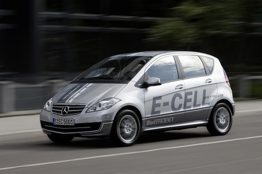 auto elektromobil Mercedes-Benz třídy A E-Cell