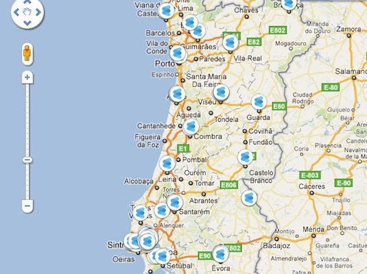 auto elektromobil Portugalsko síť dobíjecích stanic