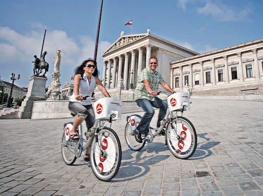 elektrokolo Vídeň jízdní kola CityBike