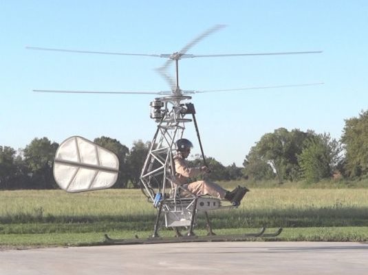 Pascal Chretien a elektrický vrtulník