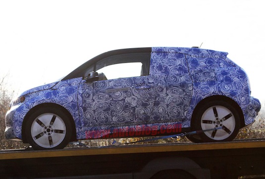 auto BMW i3 REx spy foto