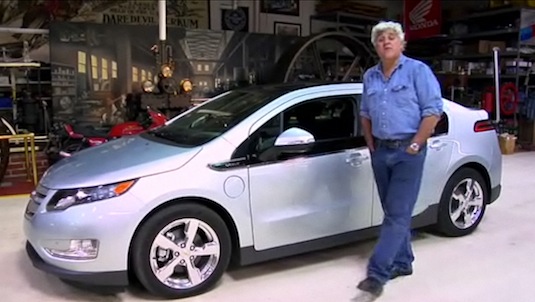 auto hybrid Jay Leno garage Chevy Volt