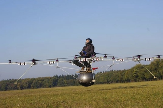 elektrické letadlo Multicopter