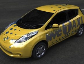 auto elektromobil Nissan Leaf taxi New York