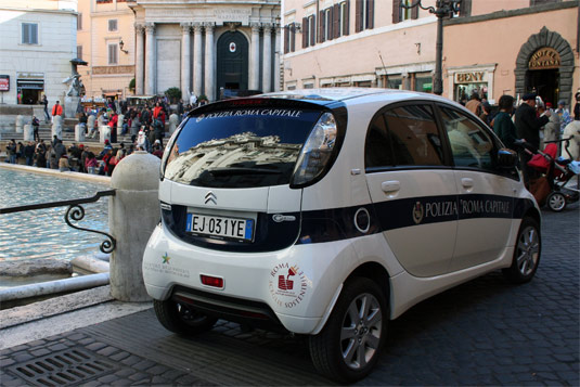 Elektromobily Řím