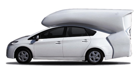 auto hybrid Toyota Prius Camper