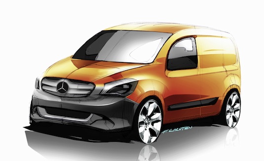 auto elektromobil Mercedes-Benz Citan
