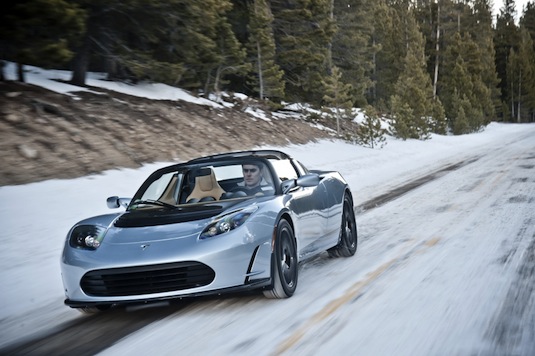 auto elektromobil Tesla Roadster
