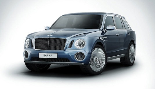 auto Bentley EXP F 9 SUV