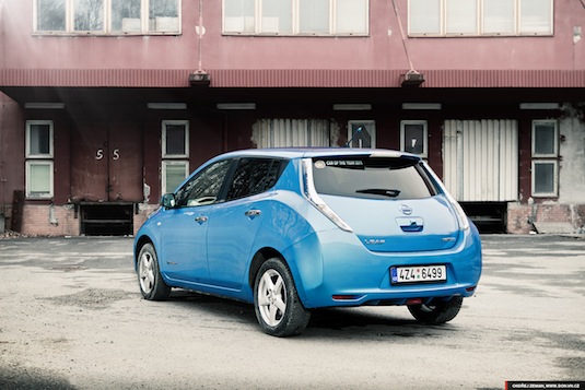 auto elektromobil Nissan Leaf - foto Ondřej Zeman