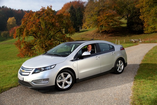 auto hybrid Chevrolet Volt první soukromý majitel v Evropě