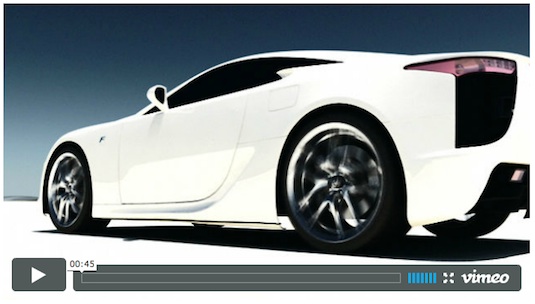 auto na vodík Lexus LFA