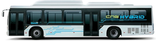 autobus Tata CNG hybrid bus