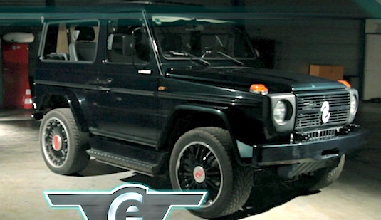 auto elektromobil Mercedes-Benz G Wagen