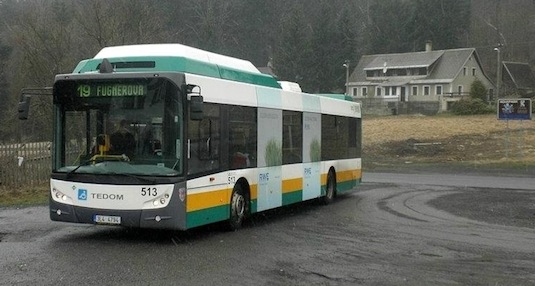 autobus Tedom C12 G v Liberci